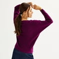 thumbnail image 2 of Petite Nine West Dolman Sweater Color: Allure Red Size: S PETITE, 2 of 4
