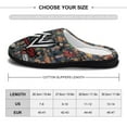 thumbnail image 2 of Mens Cozy Slippers WWE Warm Soft Plush Slipper Slip-on House Shoes for Home Indoor Outdoor, 2 of 7