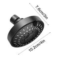 thumbnail image 3 of Yialzm Five Water-saving Concealed Shower Adjustable Top Spray Shower Head with Multiple Modes High-pressure Massage Detachable Limiter Easy Install and Self-cleaning Nozzles, 3 of 8