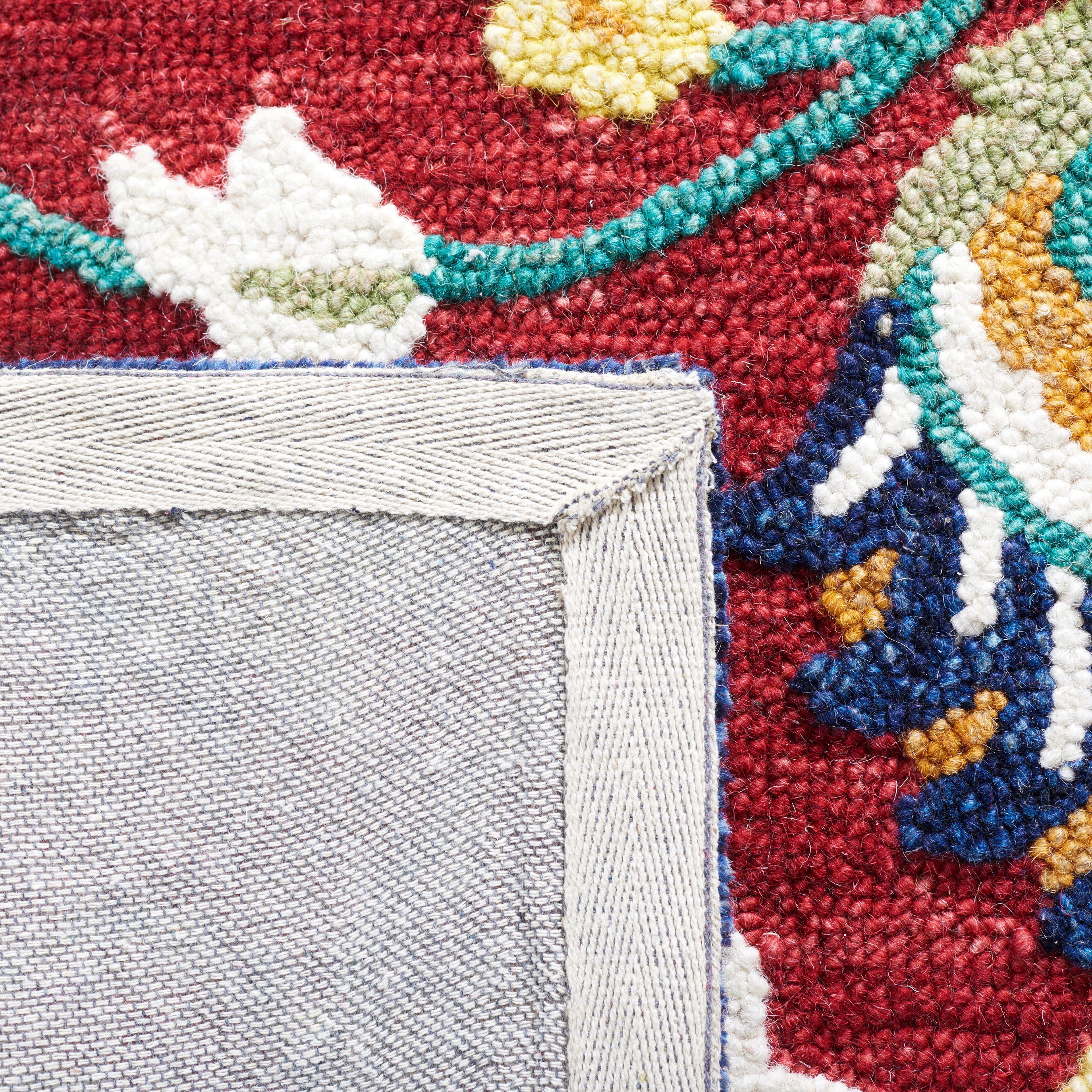 SAFAVIEH Blossom Anson Floral Area Rug, Red/Ivory, 8' x 10'