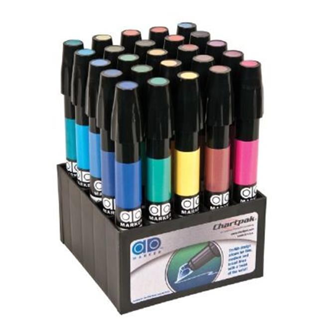 Chartpak 25-Color Basic Marker Set - Walmart.com