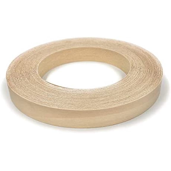 Birch 5/8" X 50' Roll, Wood Veneer Edge Banding Preglued, Iron on with Hot Melt Adhesive, Flexible Wood Tape Sanded to Perfection. Easy Application, Made in USA.$$Tools & Hardware Other