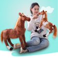 thumbnail image 3 of Naievear 3d simulación caballo Animal peluche muñeca niños juguete habitación decoración foto Props, 3 of 3