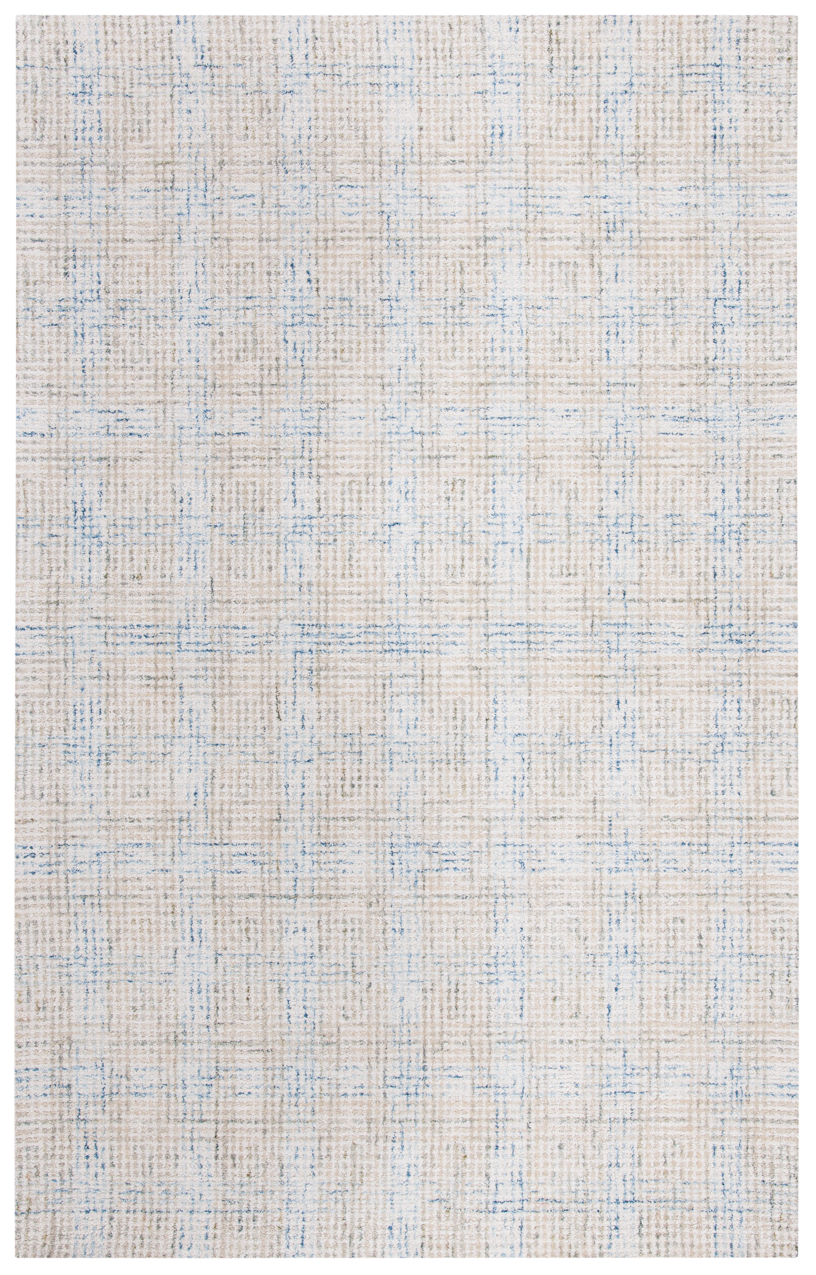 SAFAVIEH Abstract Valentina Plaid Area Rug, Ivory/Beige, 6' x 9'