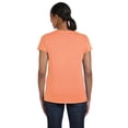 thumbnail image 2 of Hanes ComfortSoft T-Shirt à Col Ras du Cou en Jersey Coupe Décontractée pour Femmes, P, Orange Bonbon, 2 of 3