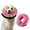 Donut Pink, variant on Donut Brown Dog Cone Collar,Soft Cone Collar for Dogs After Surgery for Large Medium Small Dogs,Pet Inflatable Collar Protective Recovery Donut Collar, M (Neck:9"-12")