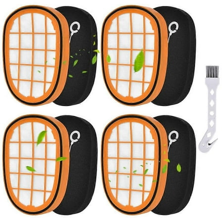 4 Pack Filters for SpeedPro Max Aqua Handheld Vacuum Cleaner FC6812 FC6813 FC6822 FC5005/01 Replace