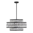 thumbnail image 2 of Matte Black Four Light Pendant from the Renzo Collection, 2 of 5