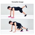 thumbnail image 5 of Unique Bargains Exercise Core Sliders, 175mm Dia. Glider Discs Dual Sided Usage for Full Body Workout, Pink, 5 of 5