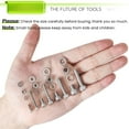 thumbnail image 3 of 1160Pcs M3/M4/M5/M6 Nuts and Bolts Assortment Kit,304 Stainless Steel Hex Socket Head Cap Metric Machine Screws with Lock Washers 8MM to 25MM, 3 of 7