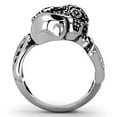 thumbnail image 3 of Luxe Jewelry Designs Stainless Steel Women and Male Skull Shaped Ring - Size 13 (Pack of 2), 3 of 4