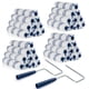 thumbnail image 1 of Rodillo de pintura HUIROOWL 40 piezas de microfibra de 6 pulgadas para pintura de paredes, 1 of 7