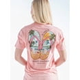 thumbnail image 2 of Simply Southern Sandals Beach Peach T-Shirt, 2 of 5
