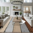 thumbnail image 4 of 5x7 Area Rugs for Living Room, Grey Beige Anchor Coastal Non Slip Area Rugs for Kitchen Bedroom Entryway, Nautical Vintage Art Wooden Washable Carpet Runner Rug Floor Mats for Bedroom Home Decor, 4 of 9