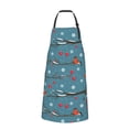 thumbnail image 2 of Bingfone Bullfinches Branches And Balls Apron Gifts For Men, Women Professional Grade Chef Apron for Kitchen,BBQ & Grill, 2 of 8