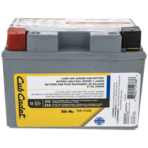 CUB CADET Battery 210cca 11AHR for Ultima ZT1 ZT2 ZTS1 ZTS2 ZTX4