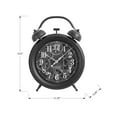 thumbnail image 4 of Monarch Specialties I 9015 - Clocks, 12" Round, Gear Mechanism, Table Clock, Black, Transitional, 4 of 4