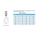 thumbnail image 3 of 1/2 inch to 4 inch Type E Male Camlock Stainless Steel 304 Trash Pump Adapter with Hose Barb, 3 of 3