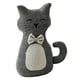 thumbnail image 5 of Lindo tope de puerta decorativo de tela con forma de gato de peluche, para el hogar o el hotel. con pajarita, 5 of 9