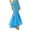Blue, variant on iiniim Women's Flattering Sequin Mermaid Tail Costume Halloween Princess Party Maxi Skirt