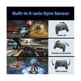 thumbnail image 3 of Controlador inalámbrico Bluetooth para joystick de gamepad profesional para consola con mango de 6 ejes (d), 3 of 5