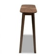 thumbnail image 2 of Allora Mid-Century Modern Walnut Wood Console Table, 2 of 7