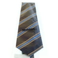 thumbnail image 3 of Missoni U5029 Navy/Gold Regimental 100% Silk Tie for mens, 3 of 4
