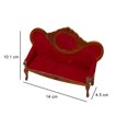 thumbnail image 4 of Sillón sofá DIY 1/12 escala Mini casa muebles creativos para muñecas Manual DIY Likrtyny Para estrenar, 4 of 9