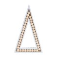 thumbnail image 2 of Decoración triangular, artesanía de madera, artesanías creativas modernas, adorno de mesa, decoración del hogar para estantería, mesa, entrada de 22x13x2cm, 2 of 8
