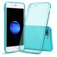 thumbnail image 1 of iPhone 7 Plus Case, [Crystal Clear] Case [Shock Absorption] Cover TPU Rubber Gel [Anti Scratch] Transparent Clear Back, Soft Silicone, Raised Lip Protection, Impact Resistant, (Dark Green), 1 of 6