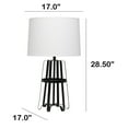 thumbnail image 3 of Lalia Home LHT-4011-OR Lampe de Table Stockholm , Bronze Huilé, 3 of 4