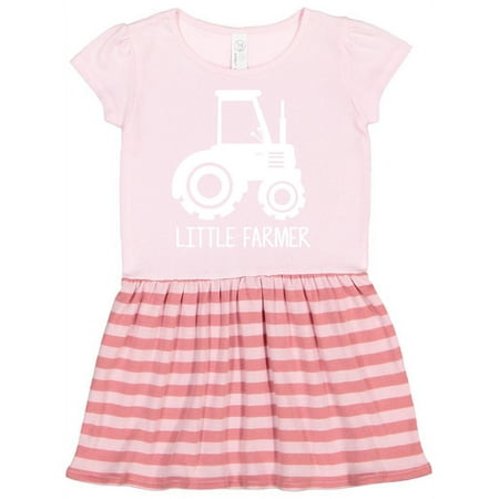 

Inktastic Little Farmer with Tractor Gift Toddler Girl Dress