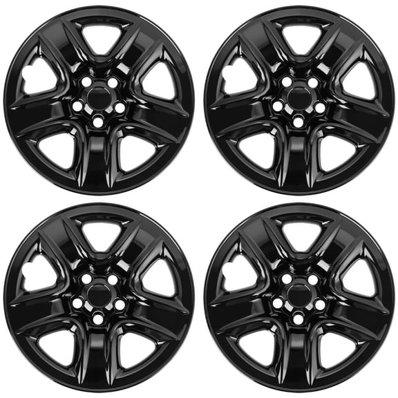 17'' Wheel skins for 2006-2012 TOYOTA RAV4  ; Glossy Black; 4 Pack/Set