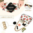 thumbnail image 2 of FORMRS Womens Shoulder Bag with Chain Strap Clutch Purse Cute Tote Handbag, Strawberry, 2 of 7