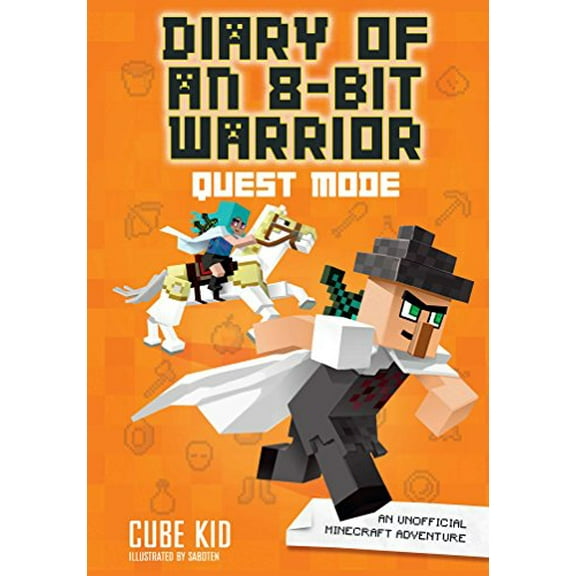 Pre-Owned Diary of an 8-Bit Warrior: Quest Mode: An Unofficial Minecraft Adventure Volume 5 Hardcover Cube Kid