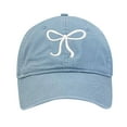 thumbnail image 1 of Gorra de béisbol para mujer, ajustable, clásica, baja, estampada, sin estructura, lisa, de poliéster., 1 of 2