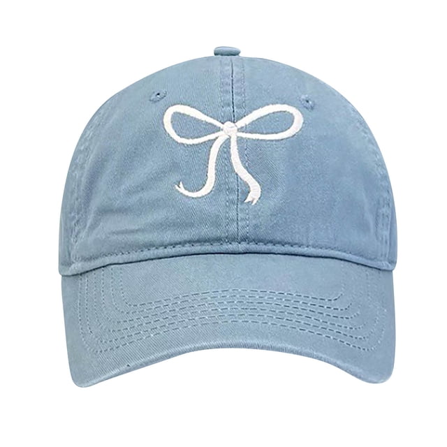 Gorra de béisbol para mujer, ajustable, clásica, baja, estampada, sin estructura, lisa, de poliéster.