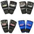 thumbnail image 4 of Greeniant 1 par de guantes de boxeo Boodun, guantes deportivos de medio dedo para hombres, guantes de Muay Thai, guantes de entrenamiento de Kick Boxing Boxeo No.03 Greeniant HW5560-03B, 4 of 6