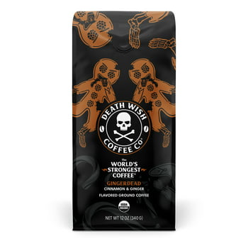 Death Wish Coffee, Gingerdead, Ground, Fair Trade, , Bag, 12oz