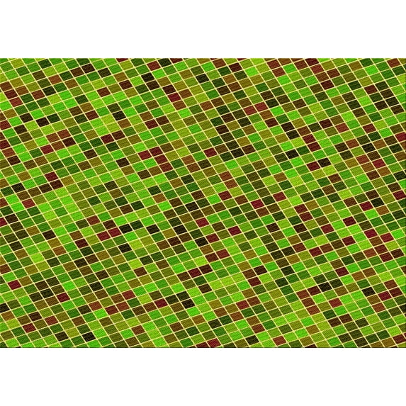 Ahgly Company Indoor Rectangle Patterned Hummingbird Green Area Rugs, 7' x 9'