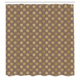 thumbnail image 2 of Ambesonne Modern Shower Curtain, Abstract Tribal Ornament, 69"Wx75"L, Earth Yellow and Mauve Taupe, 2 of 4