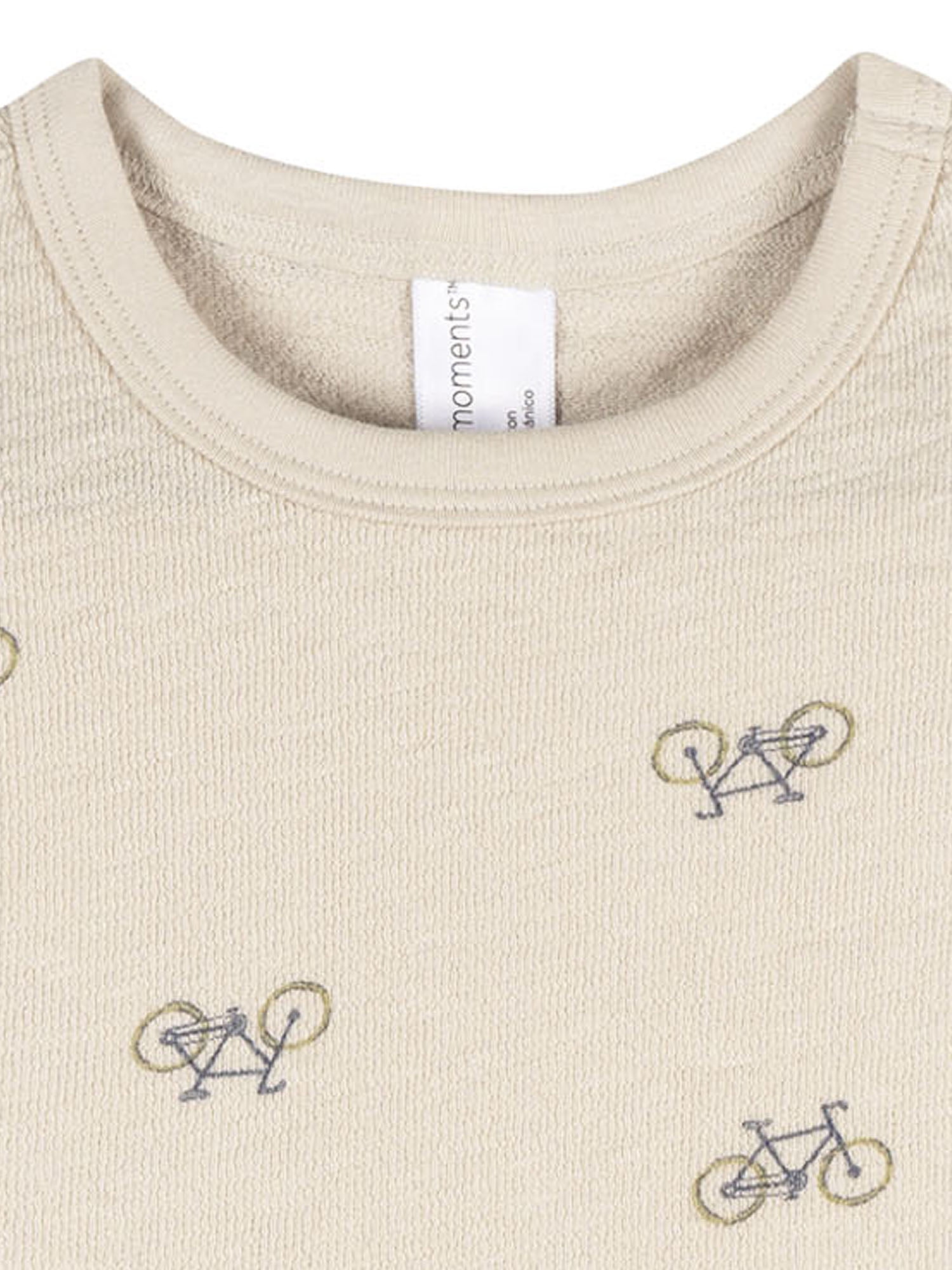 Modern Moment by Gerber Baby Boy Organic Short Sleeve Top, Sizes 0/3 Months - 24 Months
