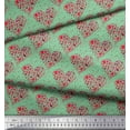 thumbnail image 3 of Soimoi Modal Satin Fabric Bird & Heart Print Fabric by Yard 42 Inch Wide, 3 of 3