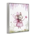 thumbnail image 2 of Stupell Industries Cottage Woodland Mouse Forest Fairy Gray Framed Giclee Art, 16 x 20, by LSR Design Studio, 2 of 8