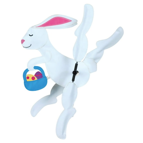 Easter Bunny Whirligig Wind Spinner - 12''