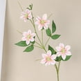 thumbnail image 4 of 5 Fork Simulation Clematis Leaves, Wall Hanging Rattan Artificial Flower Modern Artificial Plants Wedding Decoration, 4 of 6