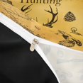thumbnail image 3 of Castle Fairy Vintage Hunting Deer Duck Duvet Cover King for Teens,Retro Compass King Bedding,Tan Black,Black Reversible,3 Pieces,No Comforter,1 Duvet Cover and 2 Pillowcases, 3 of 5