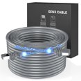 thumbnail image 1 of Motito Starlink Cable Gen 3 Cable Starlink Gen 3 De Alta Velocidad De 100 Pies/30,5 M Para Satélite Starlink Standard V3 Reemplazo Impermeable Cable Ethernet Starlink Kit De Internet Satelital Para Ex, 1 of 5