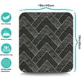 thumbnail image 3 of Coffee Bar Mat Rubber Dish Drying Mat For Kitchen Counter Coffee Mat for Home Bar Gift Kitchen Mat Coffee Bar Accessories Decorative Coffee Shop Chocolate Dish Drying Pad 16"X 18", 3 of 6