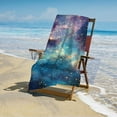 thumbnail image 5 of ZFLMY Star Cluster Beach Towel - Ultra-Soft Microfiber Quick Dry Towel for Bathroom, Beach, Yoga, Camping, Hiking - Large Size 55.1x27.6 Inches 55.1x27.6in, 5 of 7